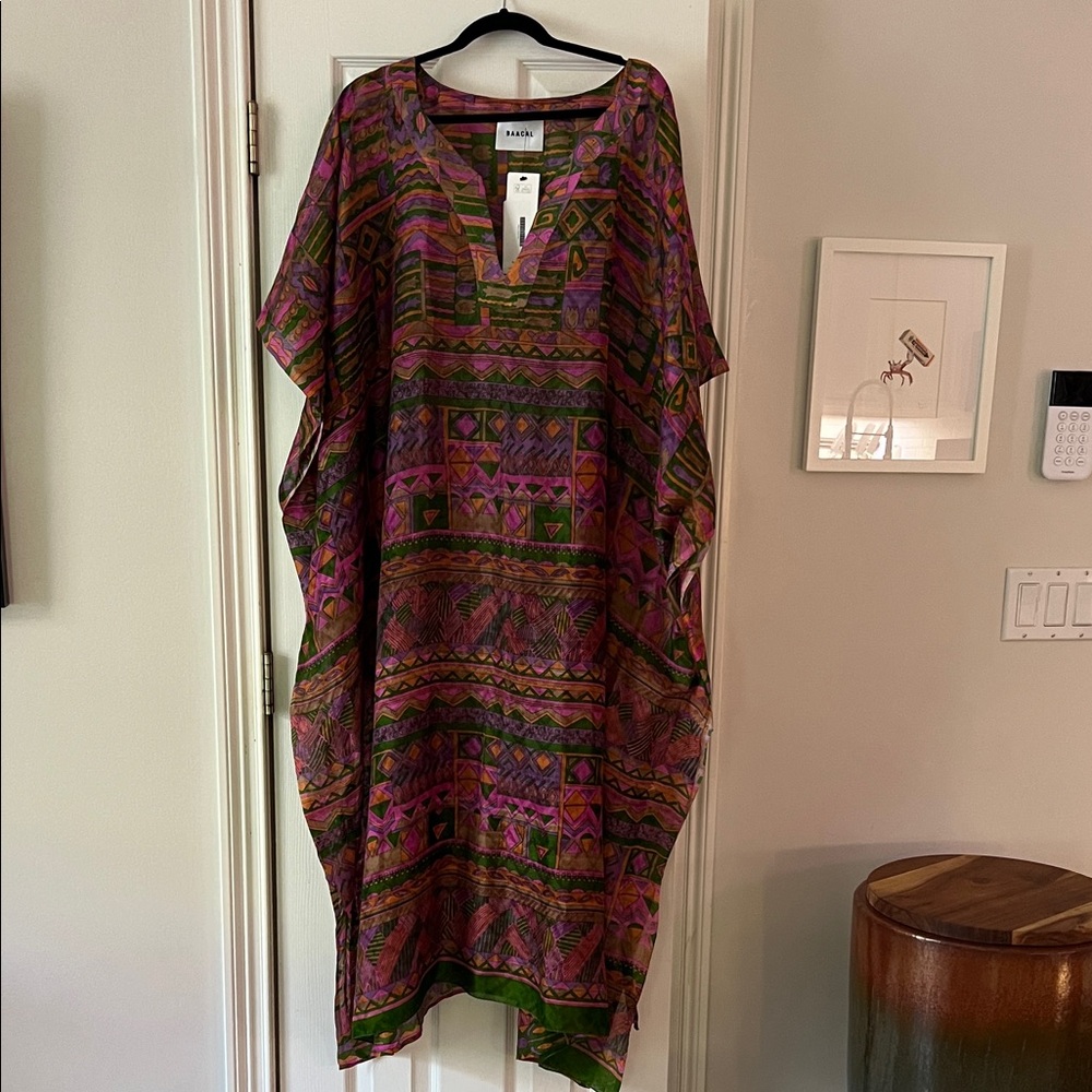 BAACAL Multicolor Geometric Kaftan
